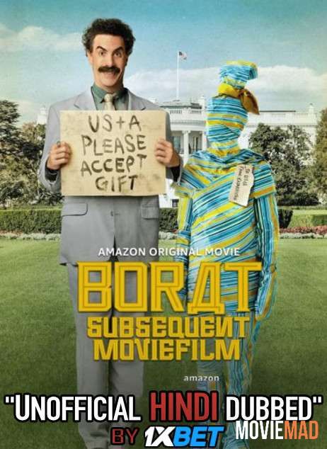 Borat Subsequent Moviefilm 2020 DuaL Audio Hindi Unofficial Dubbed WebRip 720p 480p [1XBET]